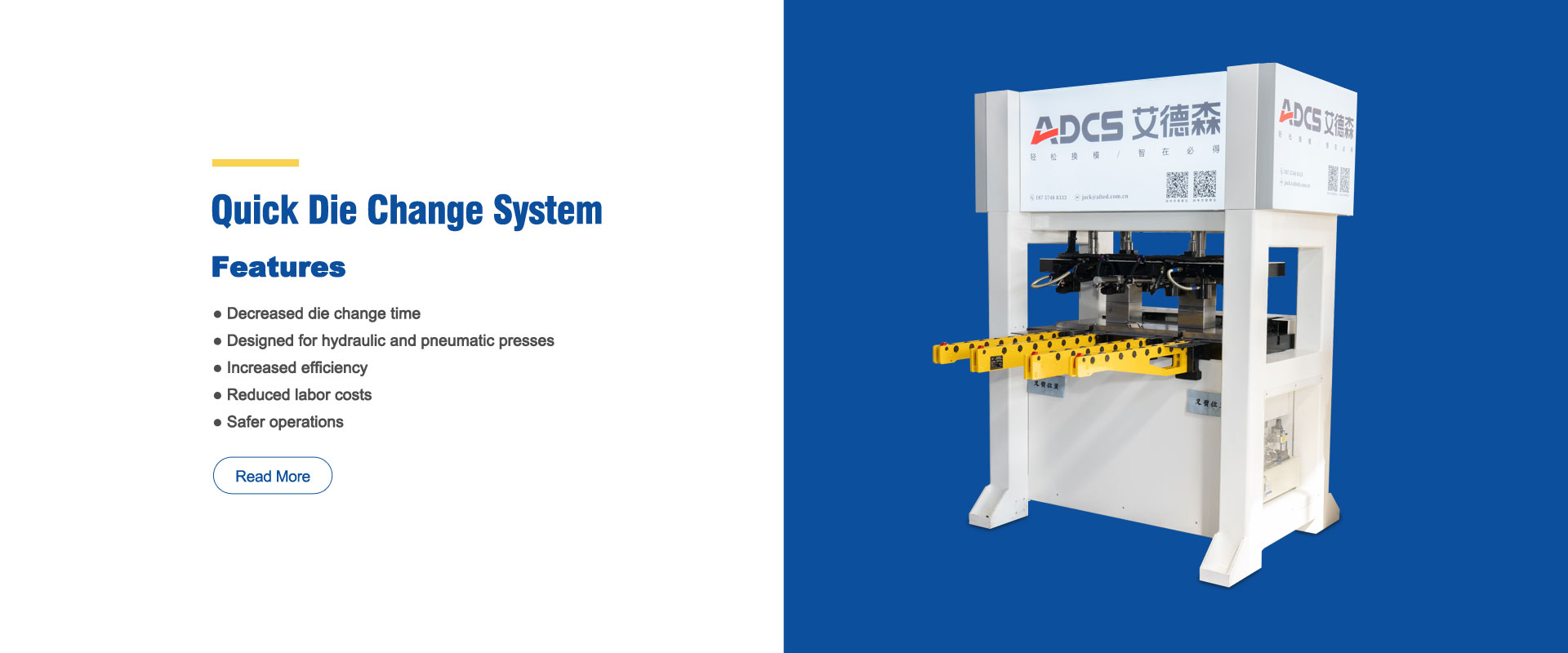 Quick Die Change System